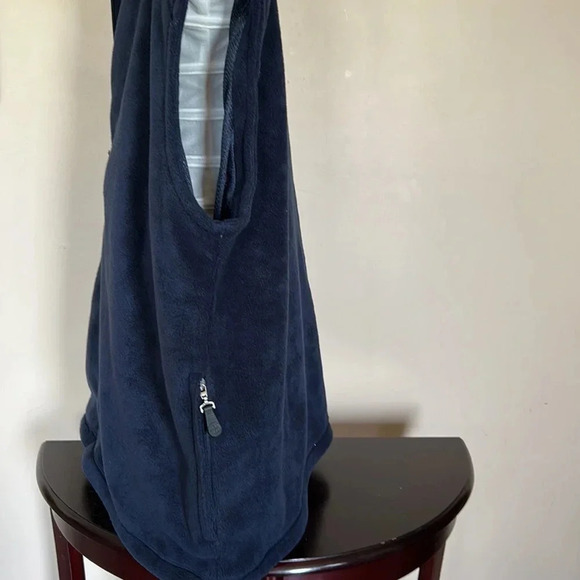 Vtg NWOT Vest ,blue thick fleece ,men,unisex
front zip,utility,outdoor,warm - Picture 4 of 12